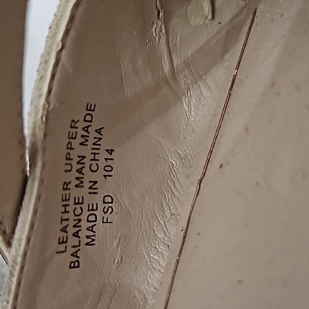 Enzo Angiolini Carmel & Rose Gold Leather Upper Ballet Flats Size 9.5 M - Picture 8 of 12